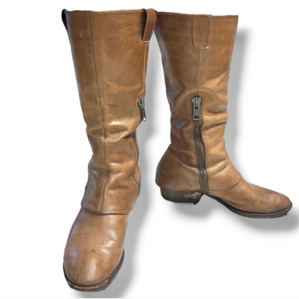 KORK-EASE Brown Terra Kayla Knee High Boots Size 10